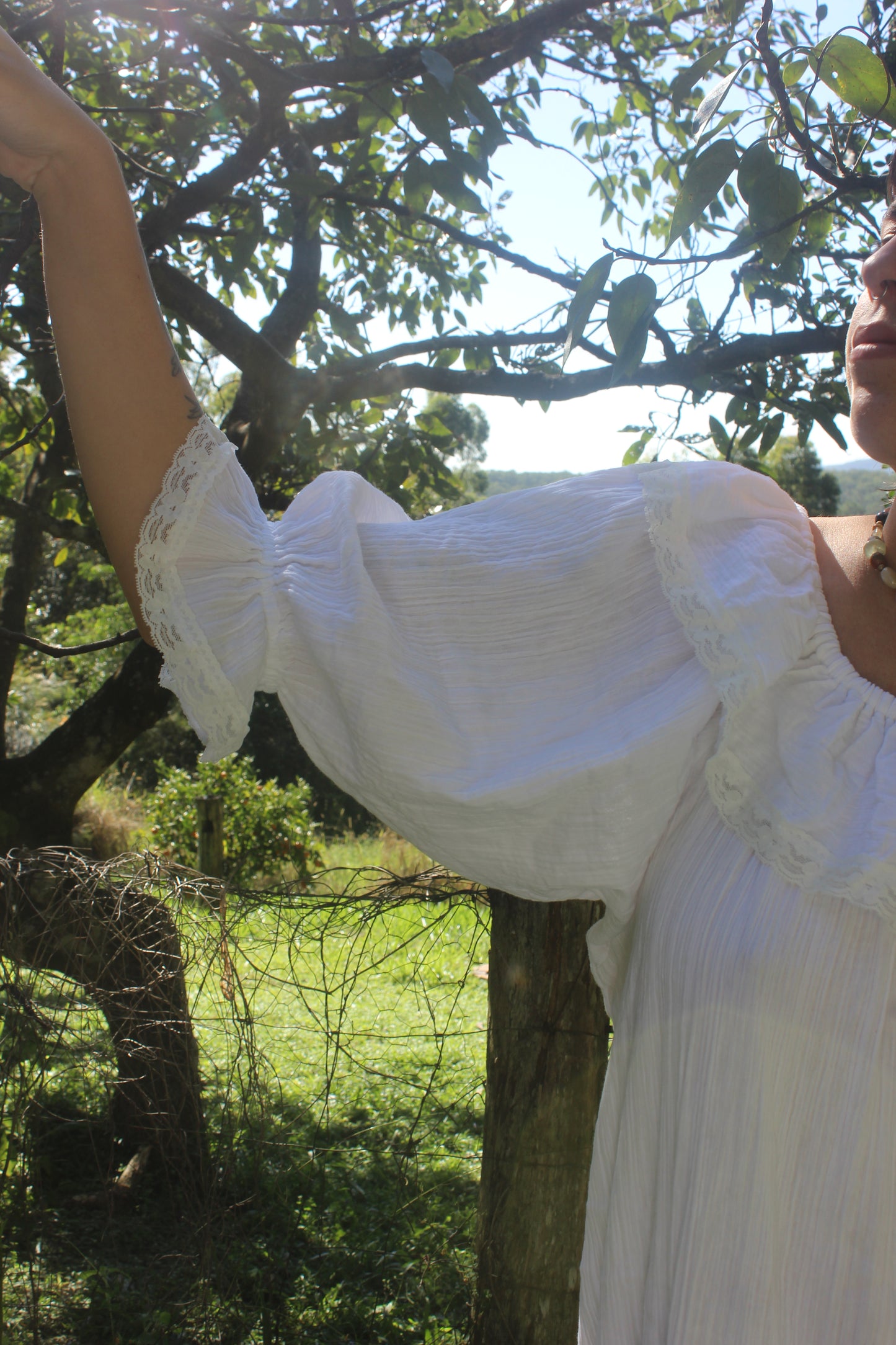 The Carmella dress - Maxi with lace