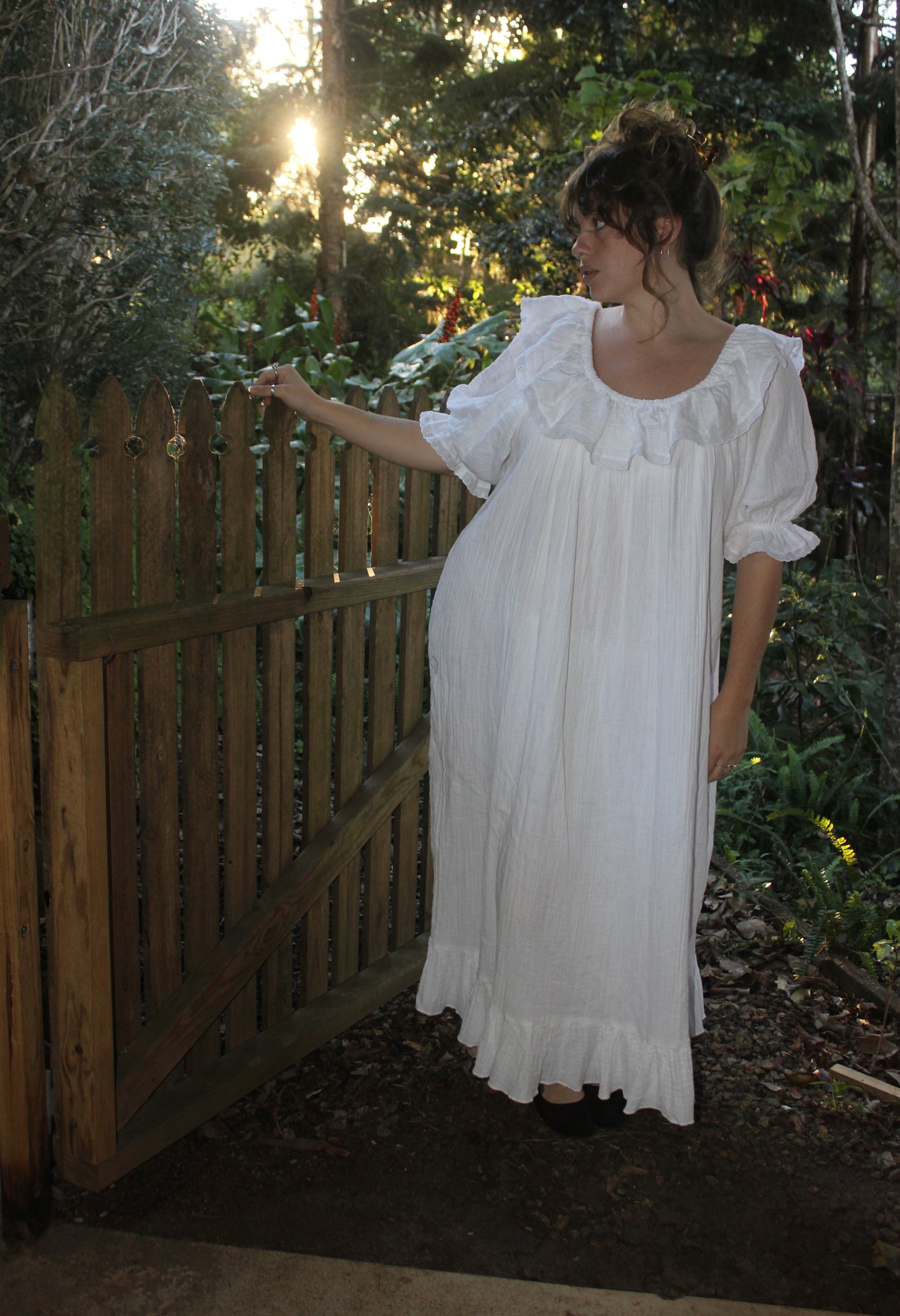 The Carmella dress - Maxi white lace