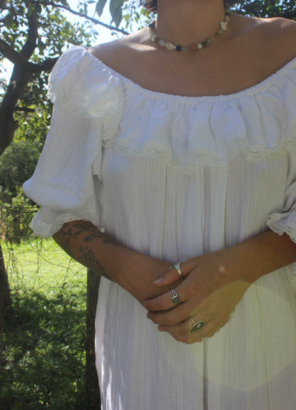 The Carmella dress - Maxi with lace