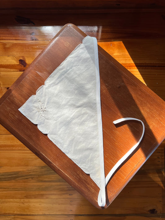 Bandana - Cream embroidery