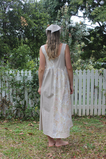 Janis dress - Floral/Check