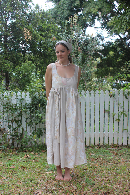 Janis dress - Floral/Check