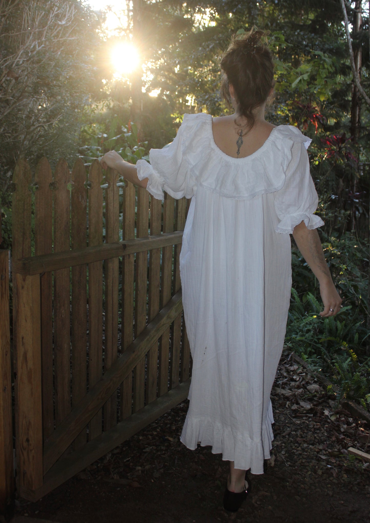 The Carmella dress - Maxi white lace