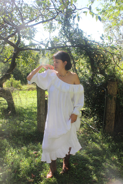 The Carmella dress - Maxi with lace
