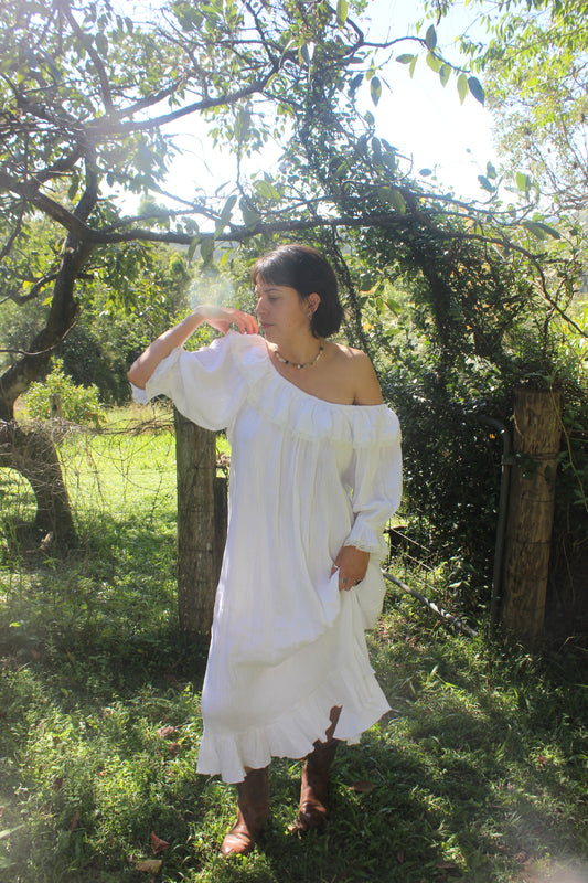 The Carmella dress - Maxi with lace