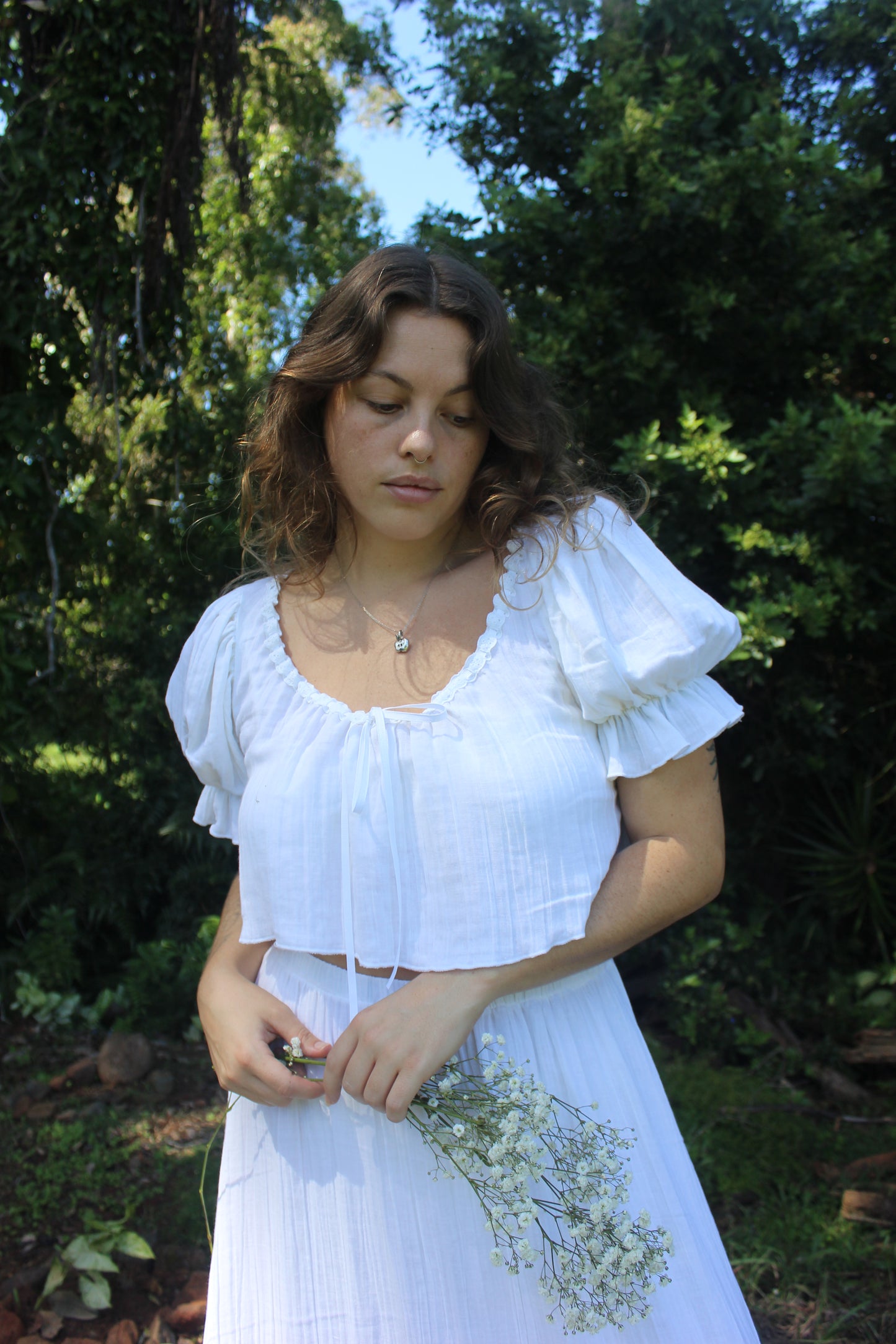 The Poppy Blouse - White