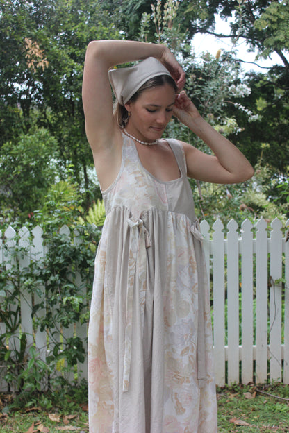 Janis dress - Floral/Check